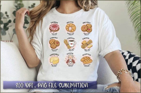 Christmas Mexican Pantasmas Sublimation Illustrations