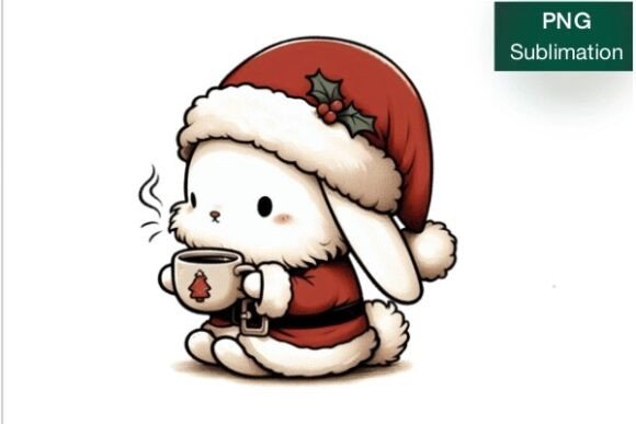 Christmas Sublimation & Sticker PNG Illustrations