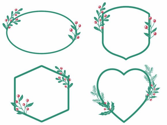 Christmas Tree Frame Background: Illustrations for Festive Design