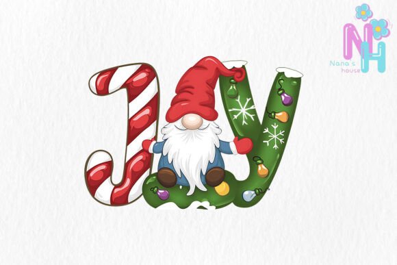Joy Christmas Sublimation: Festive Illustrations