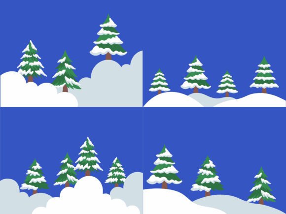 Review: Christmas Tree Snow Background Illustrations