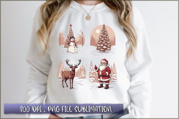 Vintage Christmas Sublimation Clipart: A Designer’s Review